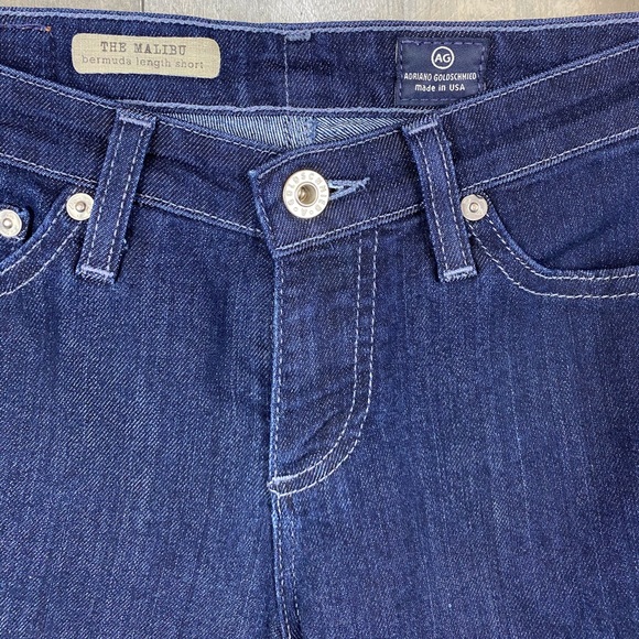 AG The Malibu Bermuda Short Moroccan Wash Size 25 - Picture 3 of 8